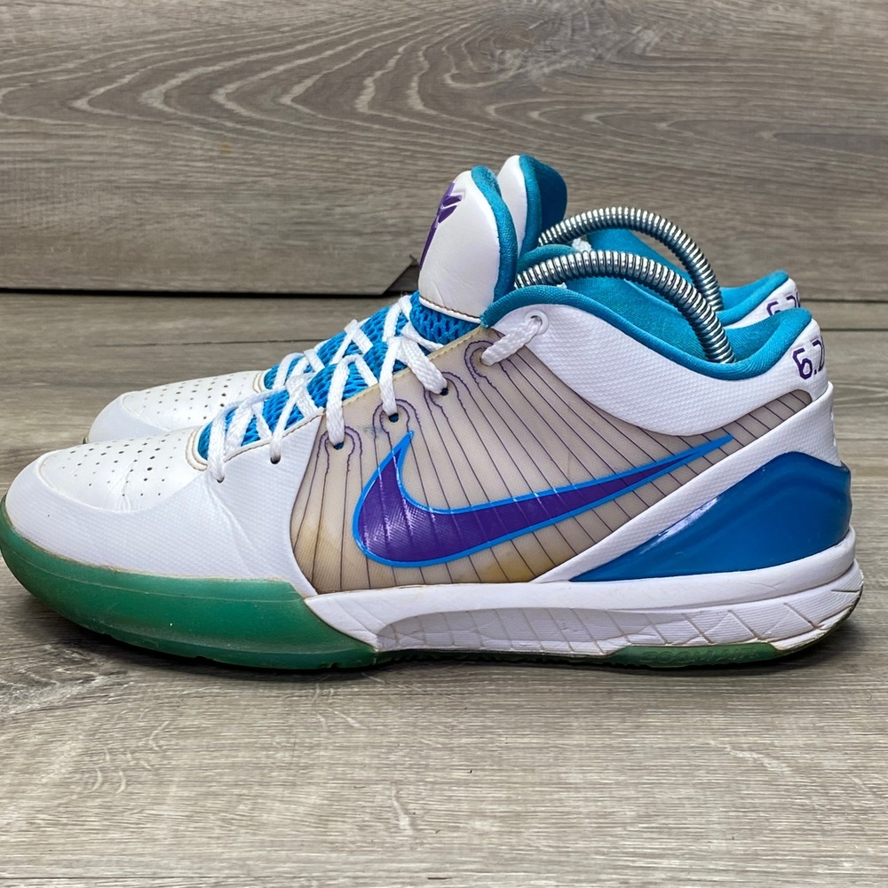 Nike Kobe 4‎ Protro Draft Day Mens 9.5 White Blue Purple AV6339-100 Sneaker